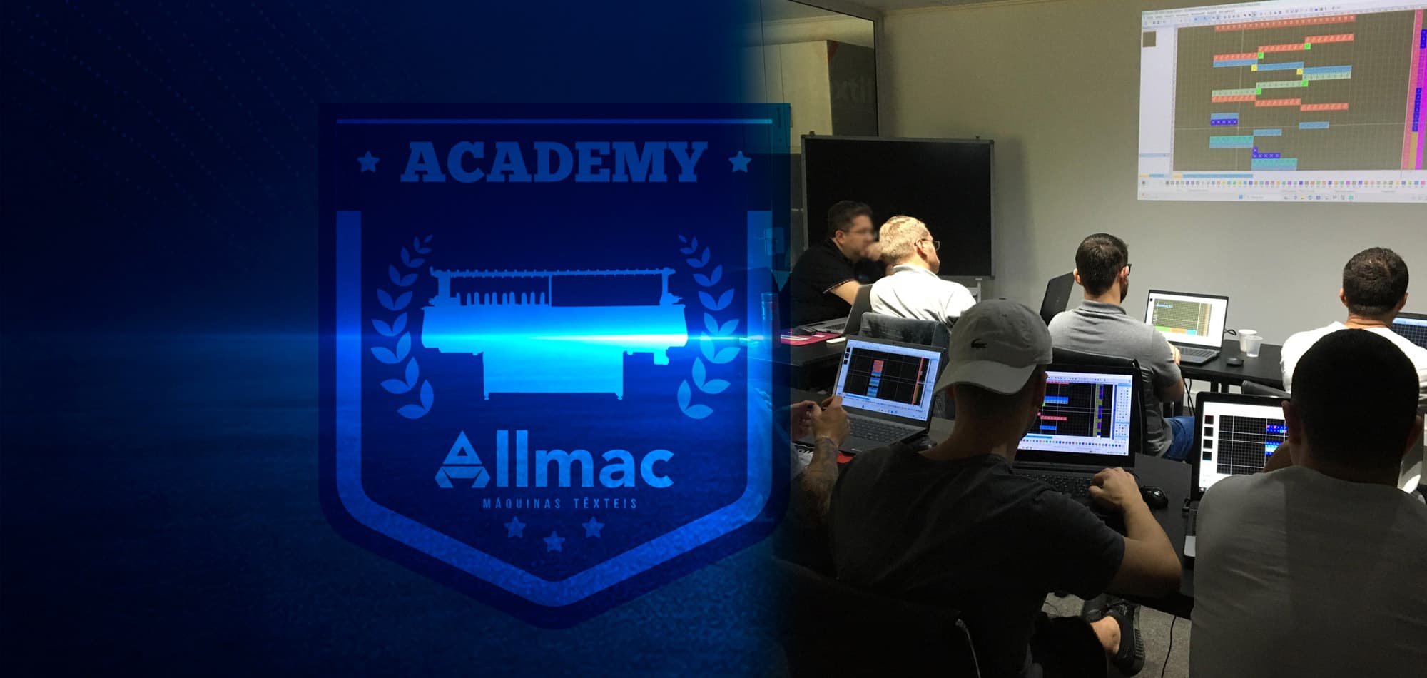 Ambiente de treinamento da Allmac Academy